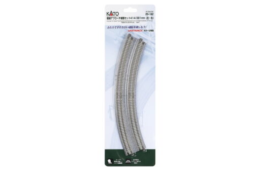 Kato 20182  N Double Track Superelevated Approach, R414/381- 22.5 L/R