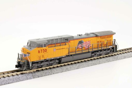 Kato 176-7040  N GE AC4400CW, Union Pacific Flag #6730