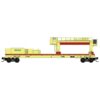 Micro Trains 06400500 N Concrete Tie Loader, Amtrak (AMTK) Yellow/Red#15552