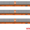 Micro Trains 98302234   N Amtrak Tie Loader 3-pk Jewel Case