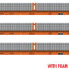 Micro Trains 99302234   N Amtrak Tie Loader 3-pk Foam Nest