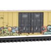 Micro Trains 12344014   N 60' Rib Side, Double Plug Door High-Cube, TTX #665822 weathered