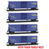 Micro Trains 98300220   N 50' Box Cars 4-Pack, CSX #143249, 143237, 143225, 143212 Jewel Case