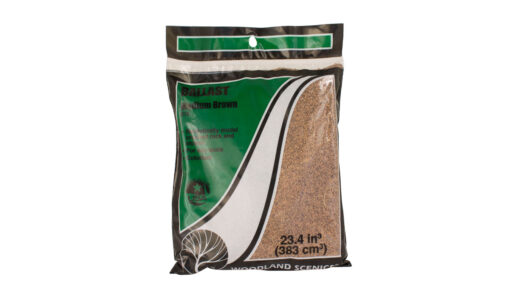 Woodland Scenics B72 Brown Fine Ballast Bag 21.6 in3 (353 cm3)