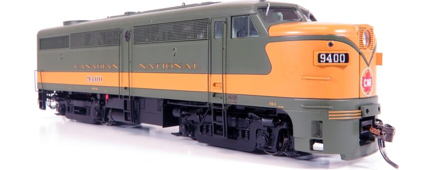 Rapido Trains 37501  HO ALCo FA-1 Canadian National, Green & Yellow Scheme #9400 (DCC/Sound)
