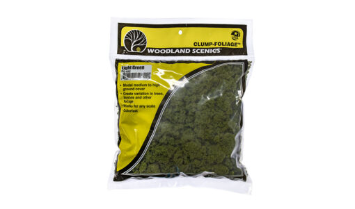 Woodland Scenics FC182  Clump-Foliage™ Light Green Bag 173 in³ (2.83 dm³)