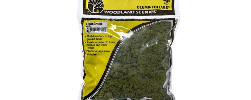 Woodland Scenics FC182  Clump-Foliage™ Light Green Bag 173 in³ (2.83 dm³)