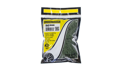 Woodland Scenics FC137  Underbrush Dark Green Bag 21.6 in3 (353 cm3)