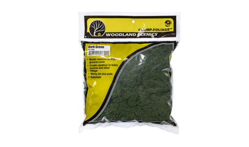 Woodland Scenics FC184  Clump-Foliage™ Dark Green Bag 173 in³ (2.83 dm³)