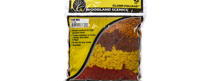 Woodland Scenics FC186  Clump-Foliage™ Fall Mix Bag 173 in³ (2.83 dm³)
