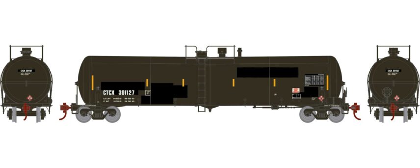 Athearn 18036  N 30,000-Gallon Ethanol Tank, CTCX #301127
