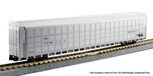 Kato 106-5510  N Autorack Canadian Pacific 4-Car Set #546017, 546056, 546128, 546274