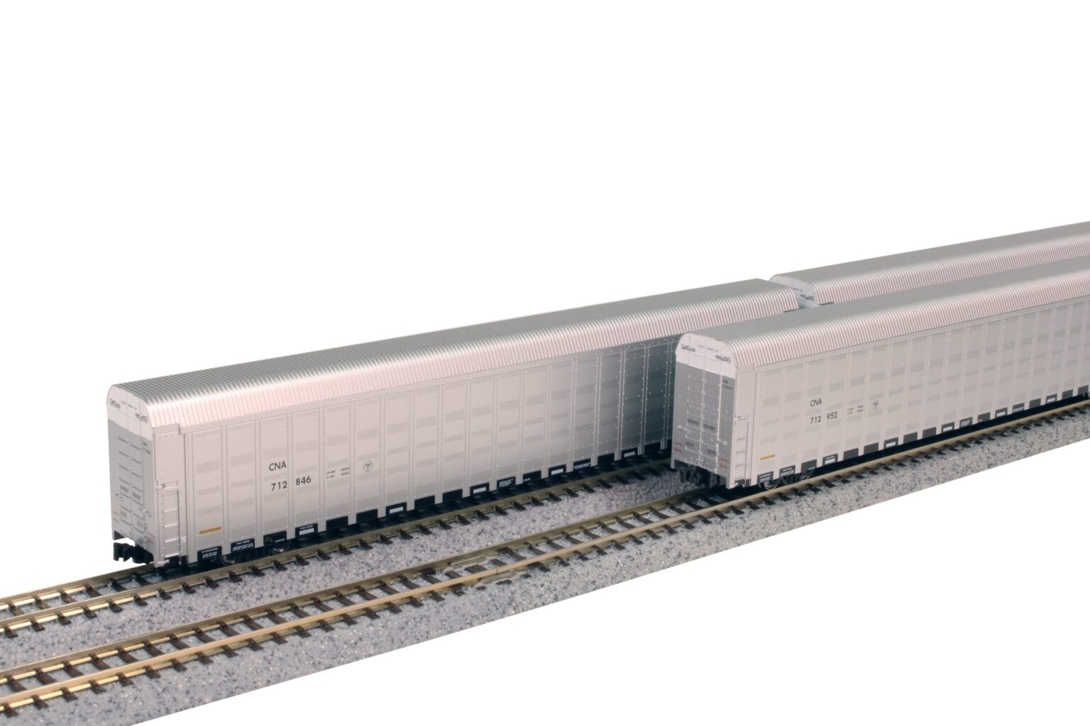 Kato 106-5509  N Autorack Canadian National 4-Car Set #712846, 712849, 715853, 712952