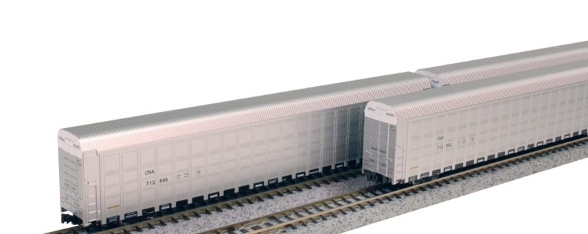 Kato 106-5509  N Autorack Canadian National 4-Car Set #712846, 712849, 715853, 712952