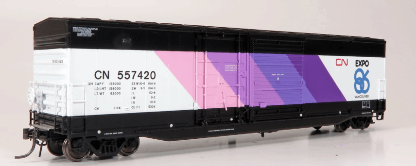 Rapido Trains 173004  HO NSC 5304 Boxcar, Expo 86 (2-Pack) #557417, 557420