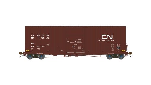 Aurora Miniatures 317001  HO Transcona Shops 50' Plate F Boxcar, CN #405750 (2003 Delivery w/ Dots)