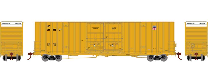 Athearn 75314  HO 60' Gunderson Box, UP #700197