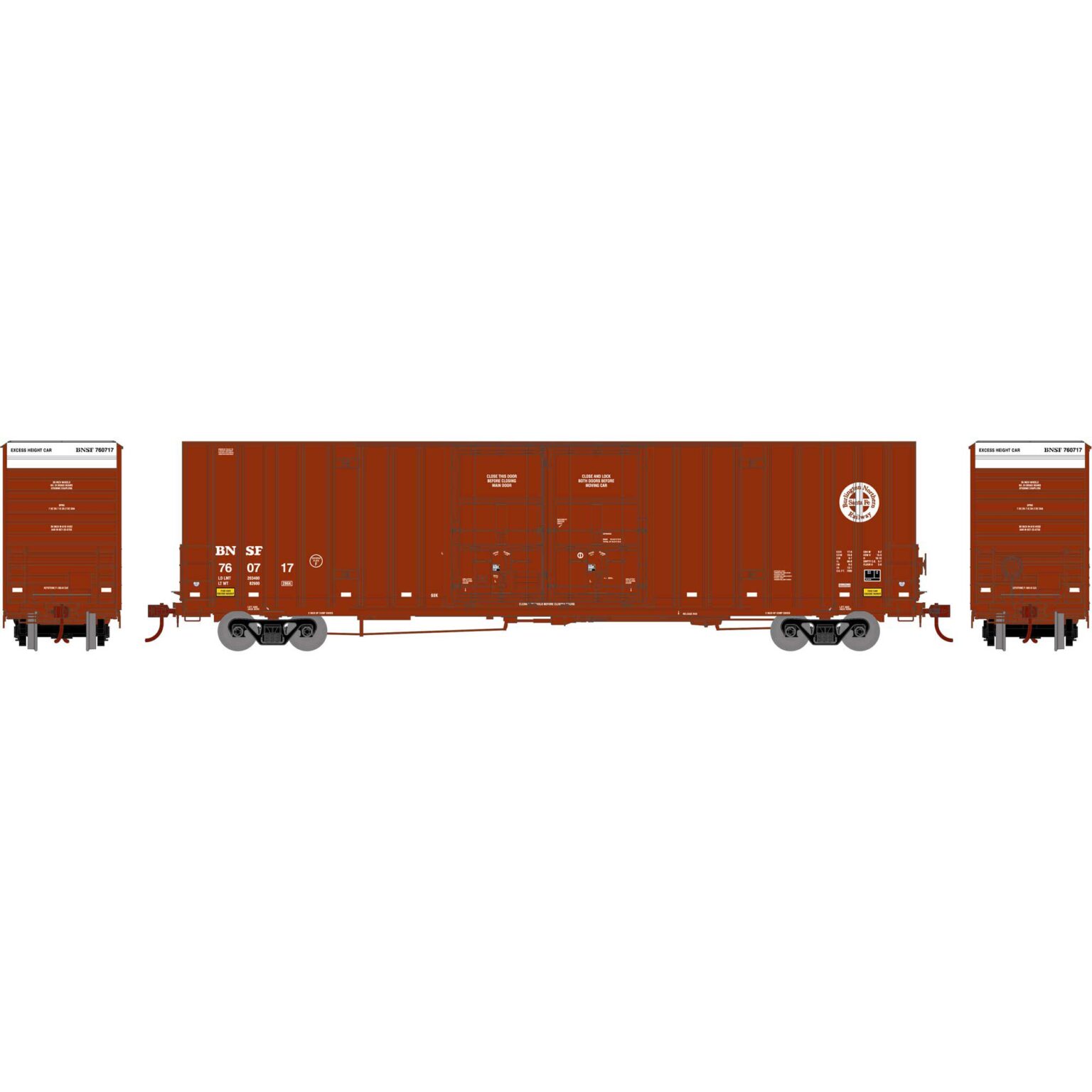Athearn 75319  HO 60' Gunderson Box, BNSF #760717