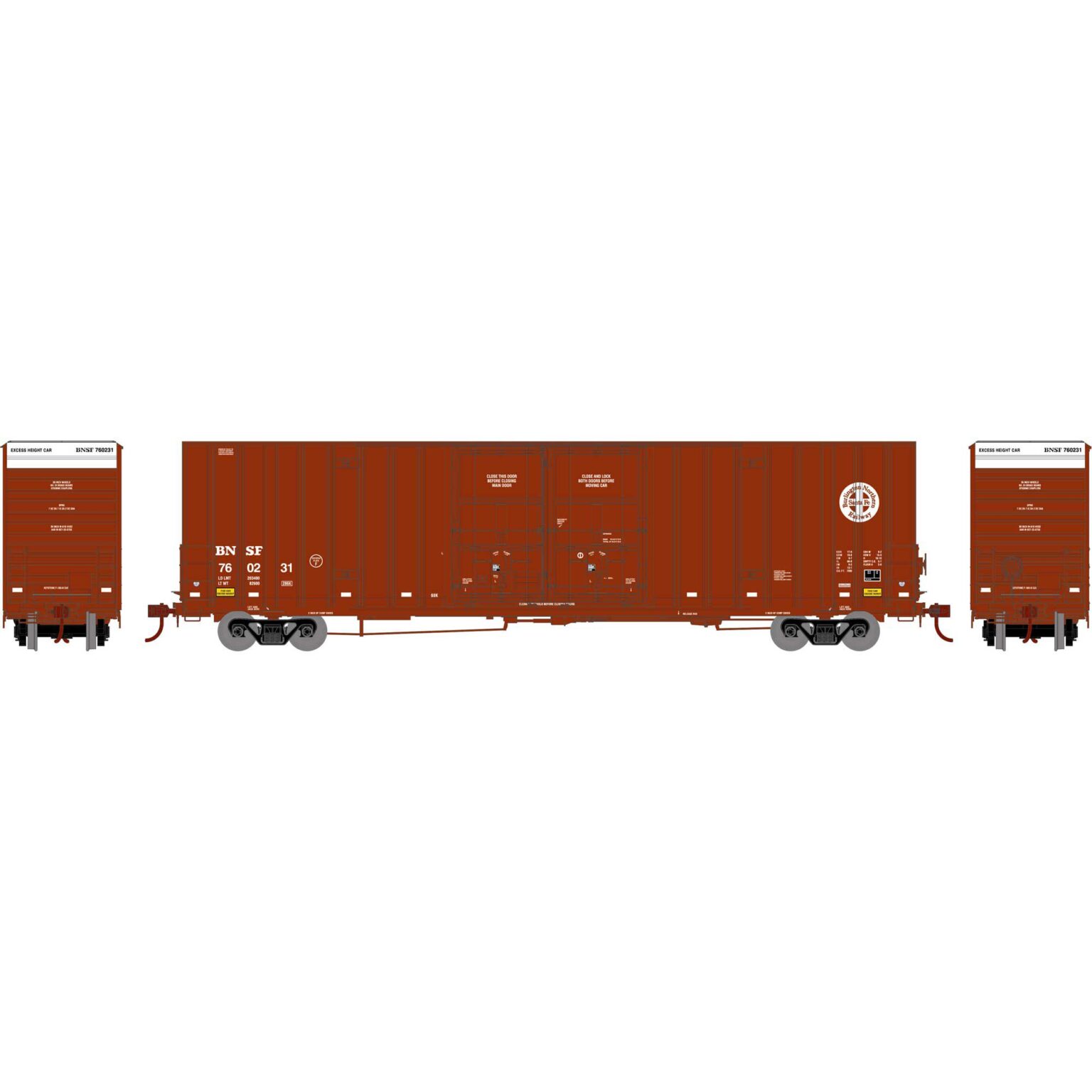 Athearn 75320  HO 60' Gunderson Box, BNSF #760231
