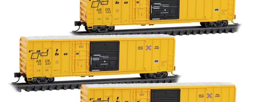 Micro Trains 99300223   N 50' Box car, Railbox #50083, 50104, 50227, 50359 Foam Nest