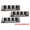 Micro Trains 99302247   N Weathered 61' Bulkhead, NKOL #725121, 725300, 725422 Foam Nest