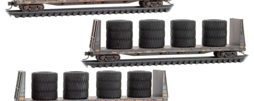 Micro Trains 99302247   N Weathered 61' Bulkhead, NKOL #725121, 725300, 725422 Foam Nest