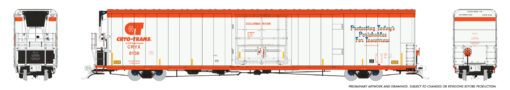 Rapido Trains 167501-1  HO Greenbrier 7780 cuft Reefer w/Sound, Cyro-Trans #5138 — “Columbia River”