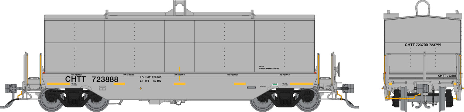 Rapido Trains 168002-1  HO Greenbrier Coil Car, Chicago Heights Terminal Transfer #7723808