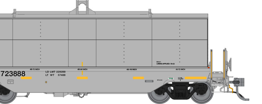 Rapido Trains 168002-1  HO Greenbrier Coil Car, Chicago Heights Terminal Transfer #7723808