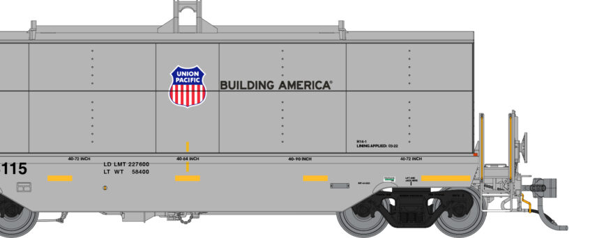 Rapido Trains 168007-1  HO Greenbrier Coil Car, Union Pacific #213013