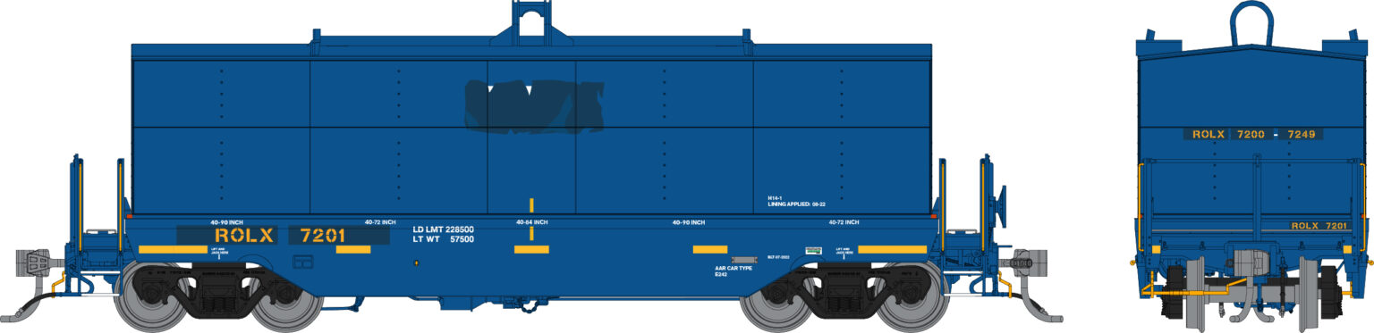 Rapido Trains 168009  HO Greenbrier Coil Car, Railroad of Lies #7201