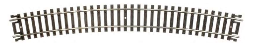 Atlas 837  HO Code 100 24" Radius Track (6pcs.)