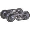 Kadee #550 HO Scale Bettendorf 50-ton Self Centering Trucks with 33" Smooth Back Wheels - Metal Fully Sprung