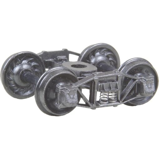 Kadee #551 HO Scale Arch Bar Self Centering Trucks with 33" Ribbed Back Wheels - Metal Fully Sprung