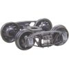 Kadee #553 HO Scale Andrews (1898) Self Centering Trucks with 33" Ribbed Back Wheels - Metal Fully Sprung