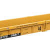 WalthersMainline 8431  HO Thrall Rebuilt 40' Well Car, TTX DTTX #55617 - red "Forward Thinking" TTX logo w/yellow conspicuity stripes
