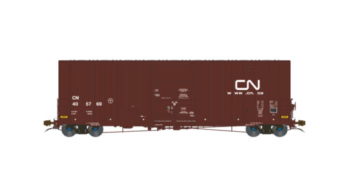 Aurora Miniatures 317003  HO Transcona Shops 50' Plate F Boxcar, CN #405769 (2003 Delivery w/ Dots)