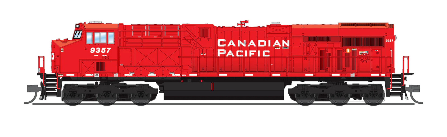 Broadway Limited Imports 8632 N EMD GE ES44AC, CP Action Red #9357