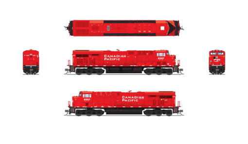Broadway Limited Imports 8632 N EMD GE ES44AC, CP Action Red #9357