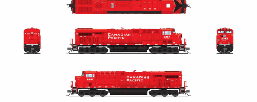 Broadway Limited Imports 8632 N EMD GE ES44AC, CP Action Red #9357