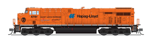 Broadway Limited Imports 8634 N EMD GE ES44AC, CP "Saint John Express" Orange Paint #8781