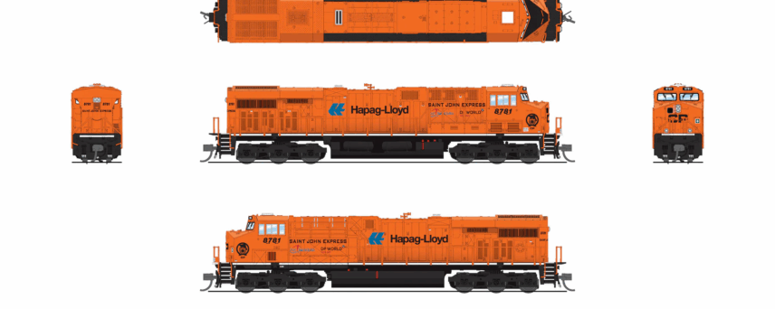 Broadway Limited Imports 8634 N EMD GE ES44AC, CP "Saint John Express" Orange Paint #8781