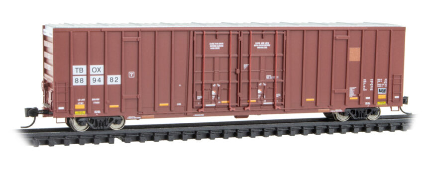 Micro Trains 12300130   N 60' Rib Side, Double Plug Door High-Cube, TTX/ex-AOK #889482