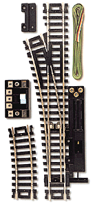 Atlas 850 HO Code 100 Remote Control Snap-Switch(R) Left Turnout
