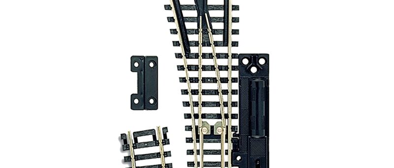 Atlas 860 HO Code 100 Snap-Switch Manual Left Turnout