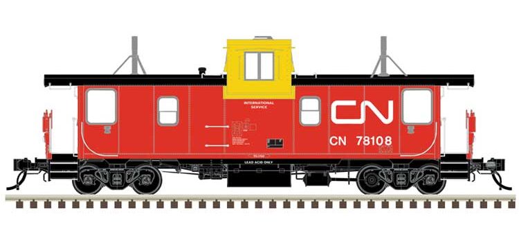Atlas 20007781   HO Master PSC Caboose, CN [International Service] #78104