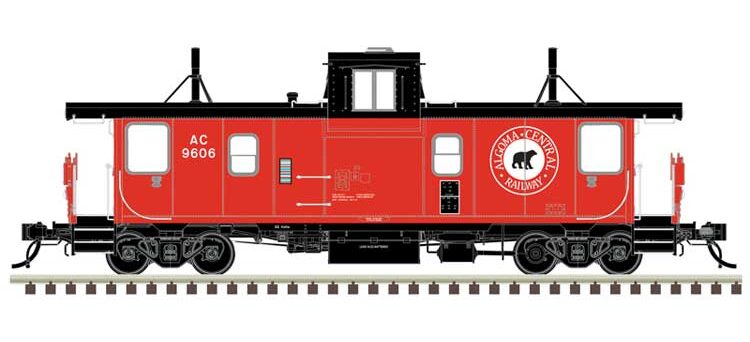Atlas 20007787   HO Master PSC Caboose, Algoma Central #9602