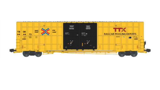 Aurora Miniatures 602014  N Greenbrier 7550 cf 60' Plate F Boxcar - TBOX #644479 (XGH61C)