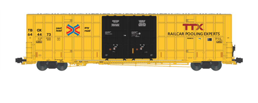 Aurora Miniatures 602024  N Greenbrier 7550 cf 60' Plate F Boxcar - TBOX #644562 (XGH61C)