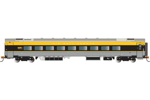 Bachmann Trains 74558  N Siemens Venture Business Car, VIA Rail Canada #2601 (gray, black, yellow)